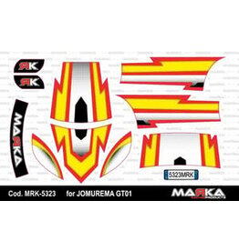 MARKA RACING PRODUCTS MRK-5323 SKIN ADHESIVE JOMUREMA BODY JR-GT01 COLOR 4