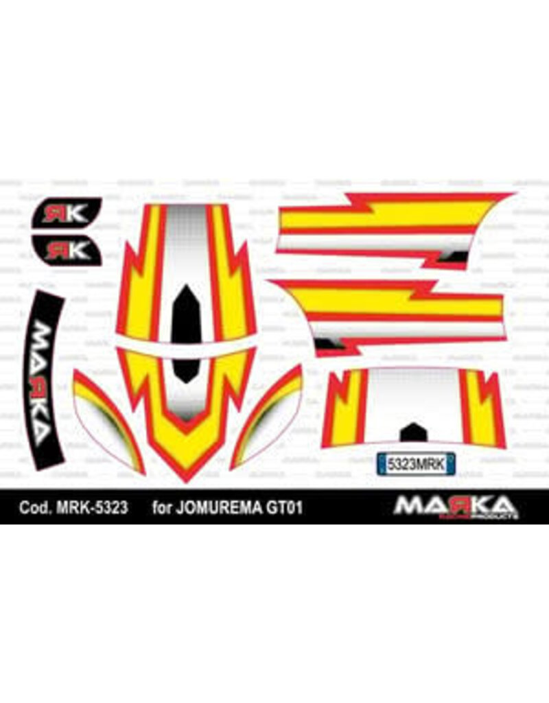 MARKA RACING PRODUCTS MRK-5323 SKIN ADHESIVE JOMUREMA BODY JR-GT01 COLOR 4