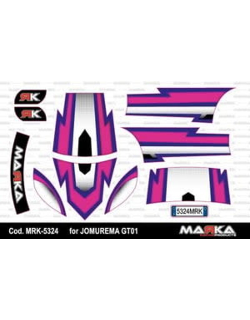 MARKA RACING PRODUCTS MRK-5324 SKIN ADHESIVE JOMUREMA BODY JR-GT01 COLOR 5