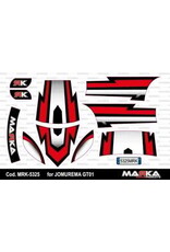 MARKA RACING PRODUCTS MRK-5325 SKIN ADHESIVE JOMUREMA BODY JR-GT01 COLOR 6