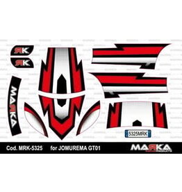 MARKA RACING PRODUCTS MRK-5325 SKIN ADHESIVE JOMUREMA BODY JR-GT01 COLOR 6