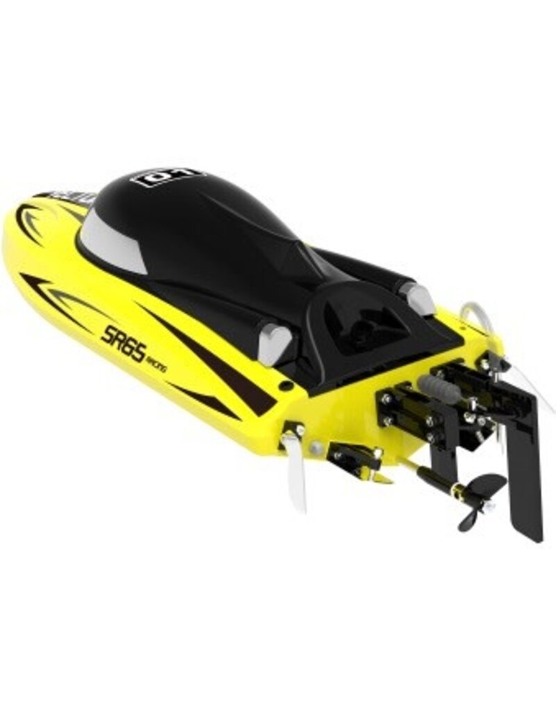 EXHOBBY VOL79114 VECTOR 65 BRUSHED BOAT RTR: YELLOW