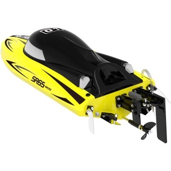 VOL79114 VECTOR 65 BRUSHED BOAT RTR: YELLOW