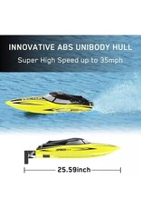 EXHOBBY VOL79114 VECTOR 65 BRUSHED BOAT RTR: YELLOW