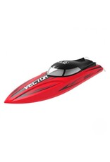 EXHOBBY VOL79113 VECTOR 65 BRUSHED BOAT RTR: RED