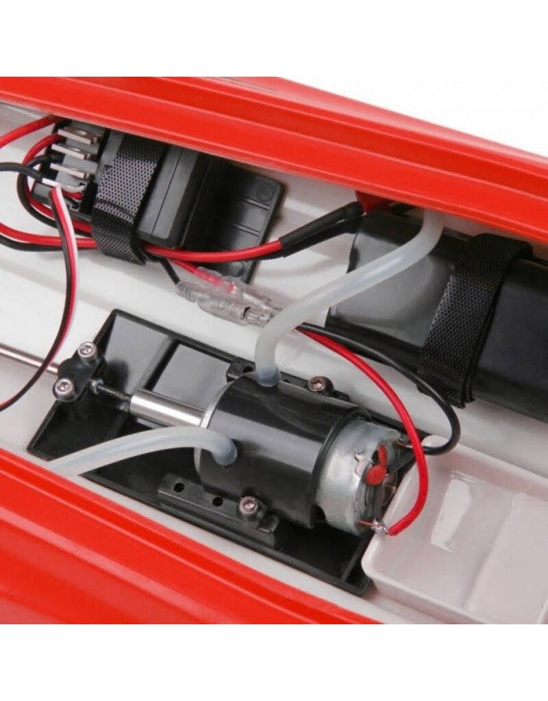 EXHOBBY VOL79113 VECTOR 65 BRUSHED BOAT RTR: RED