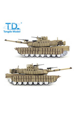 TONGDE MODEL TDM01212U M1A2 TUSK TANK UPGRADE 1/16 SCALE BATTLE TANK