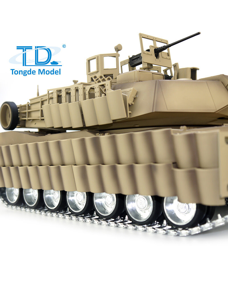 TONGDE MODEL TDM01212U M1A2 TUSK TANK UPGRADE 1/16 SCALE BATTLE TANK