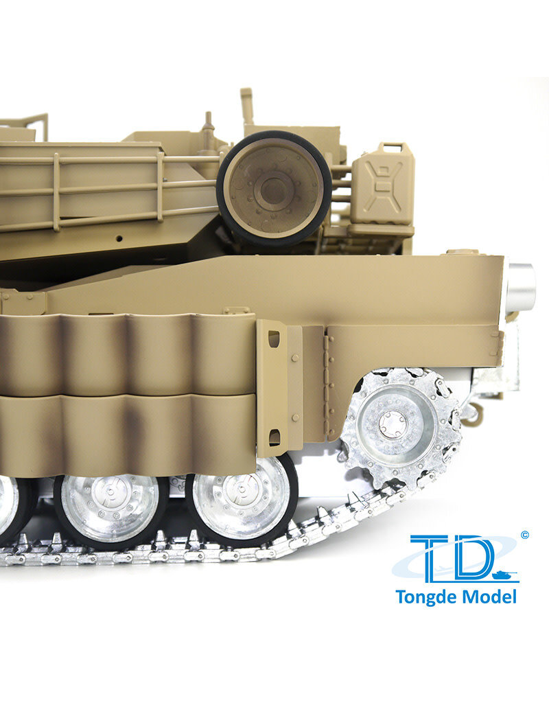 TONGDE MODEL TDM01212U M1A2 TUSK TANK UPGRADE 1/16 SCALE BATTLE TANK