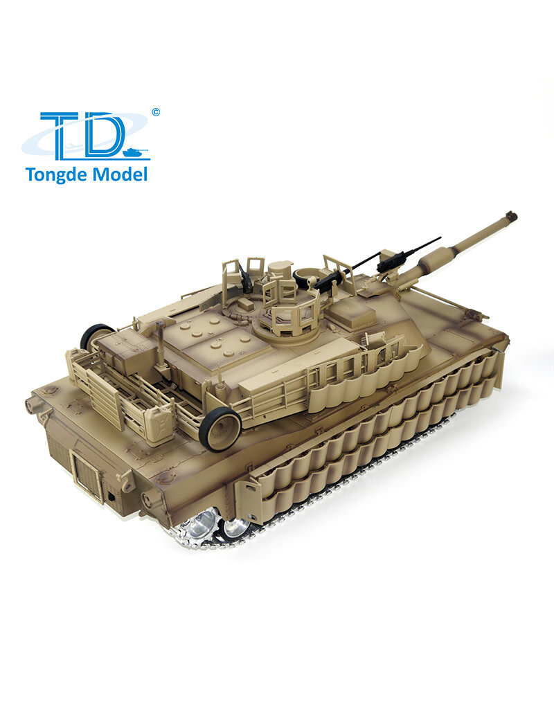 TONGDE MODEL TDM01212U M1A2 TUSK TANK UPGRADE 1/16 SCALE BATTLE TANK