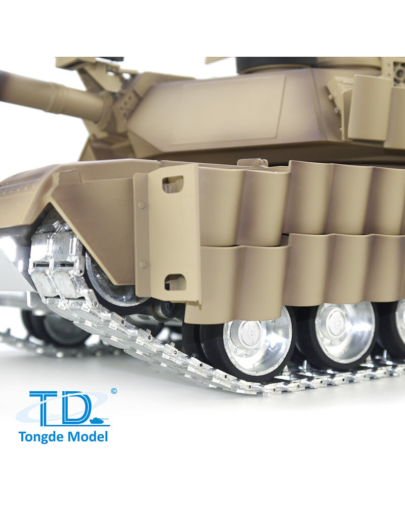 TONGDE MODEL TDM01212U M1A2 TUSK TANK UPGRADE 1/16 SCALE BATTLE TANK