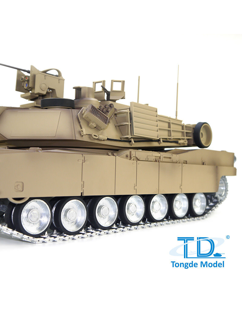 TONGDE MODEL TDM01211U M1A2 ABRAMS UPGRADE 1/16 BATTLE TANK