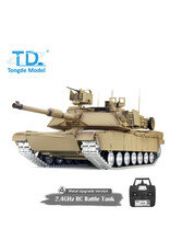 TONGDE MODEL TDM01211U M1A2 ABRAMS UPGRADE 1/16 BATTLE TANK
