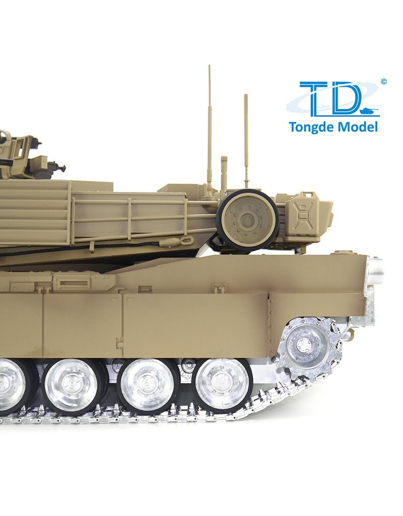 TONGDE MODEL TDM01211U M1A2 ABRAMS UPGRADE 1/16 BATTLE TANK