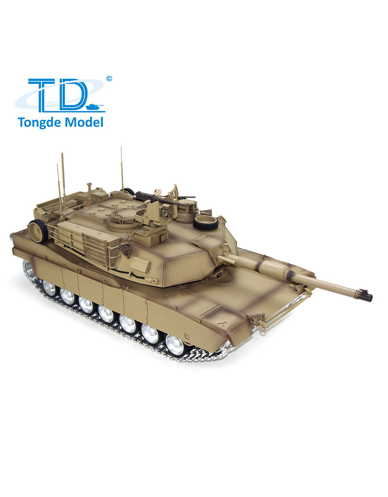 TONGDE MODEL TDM01211U M1A2 ABRAMS UPGRADE 1/16 BATTLE TANK