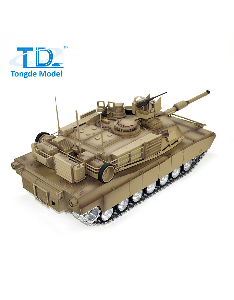 TONGDE MODEL TDM01211U M1A2 ABRAMS UPGRADE 1/16 BATTLE TANK