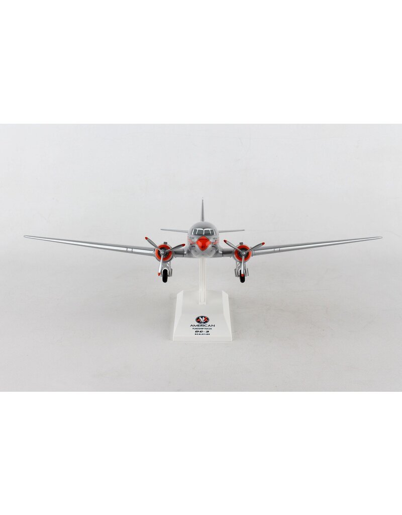 SKYMARKS SKR539 1/80 AMERICAN AIRLINES DC-3 W/ GEAR FLAGSHIP TULSA