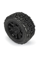 DURATRAX DTX564110 WARTHOG TIRES MOUNTED ON RIPPER 5.7 BLACK (2)