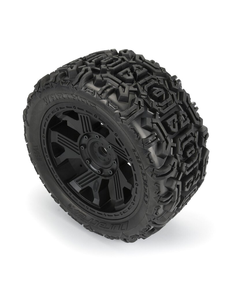 DURATRAX DTX564110 WARTHOG TIRES MOUNTED ON RIPPER 5.7 BLACK (2)