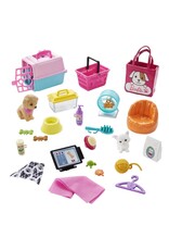 BARBIE MTL GRG90 BARBIE DOLL AND PET BOUTIQUE PLAYSET WITH 4 PETS AND ACCESSORIES
