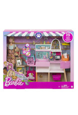BARBIE MTL GRG90 BARBIE DOLL AND PET BOUTIQUE PLAYSET WITH 4 PETS AND ACCESSORIES