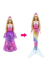 BARBIE MTL GTF92 BARBIE DREAMTOPIA 2-IN-1 PRINCESS TO MERMAID FASHION DOLL