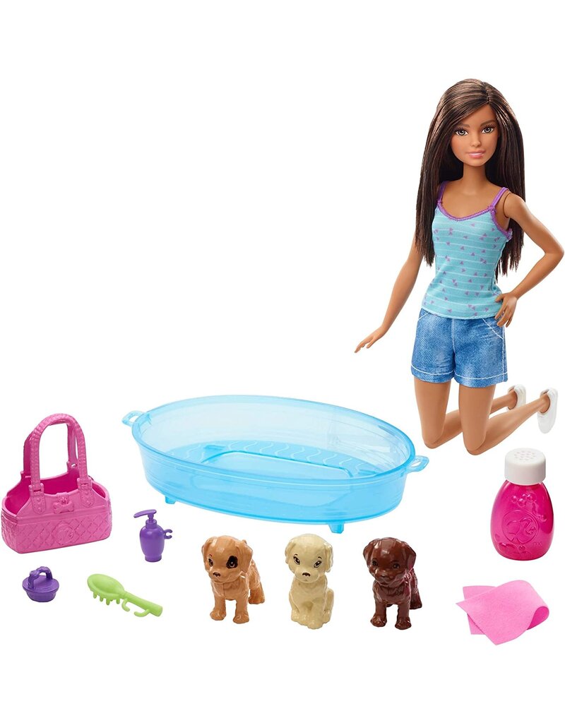 BARBIE MTL GDJ39 BARBIE PUPPIES AND POOL PLAYSET