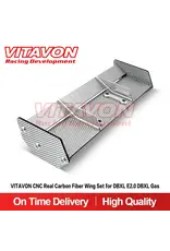 VITAVON VTNDBXL150 REAR CARBON FIBER WING SET FOR DBXL-E SILVER