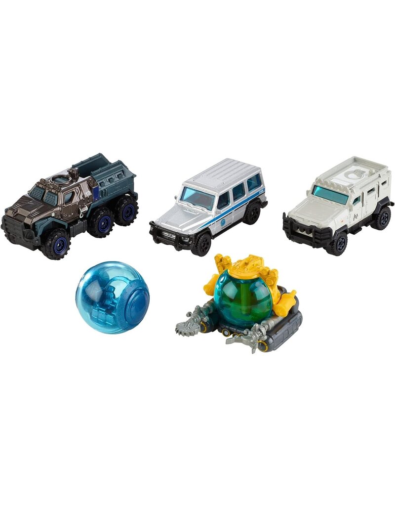 MATCHBOX MTL FMX40 MATCHBOX JURASSIC WORLD 5-PACK CARS