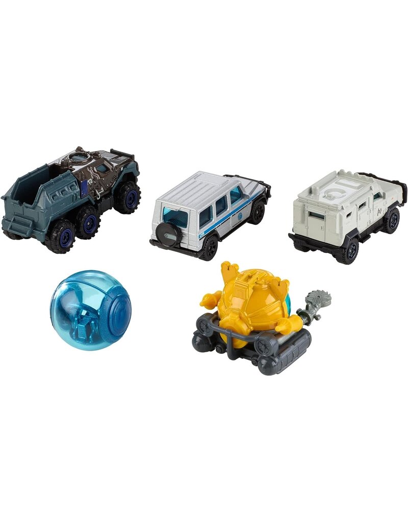 MATCHBOX MTL FMX40 MATCHBOX JURASSIC WORLD 5-PACK CARS