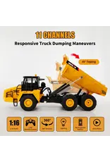 HUINA HUN11553 1/16 METAL ARTICULATED DUMP TRUCK