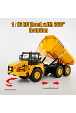 HUINA HUN11553 1/16 METAL ARTICULATED DUMP TRUCK