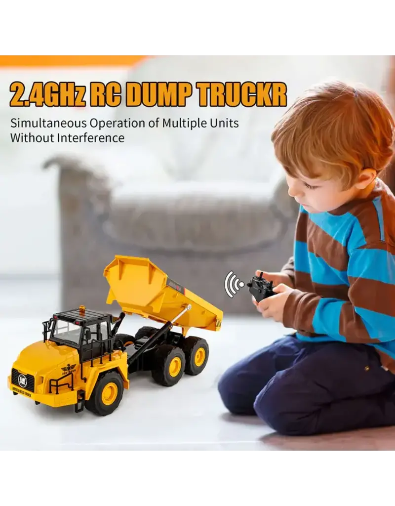HUINA HUN11553 1/16 METAL ARTICULATED DUMP TRUCK