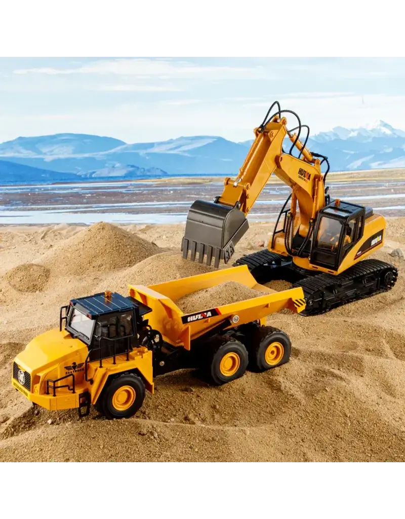 HUINA HUN11553 1/16 METAL ARTICULATED DUMP TRUCK