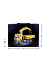 HUINA HUN11575 1/14 METAL DUMP TRUCK W/ GRAPPLE