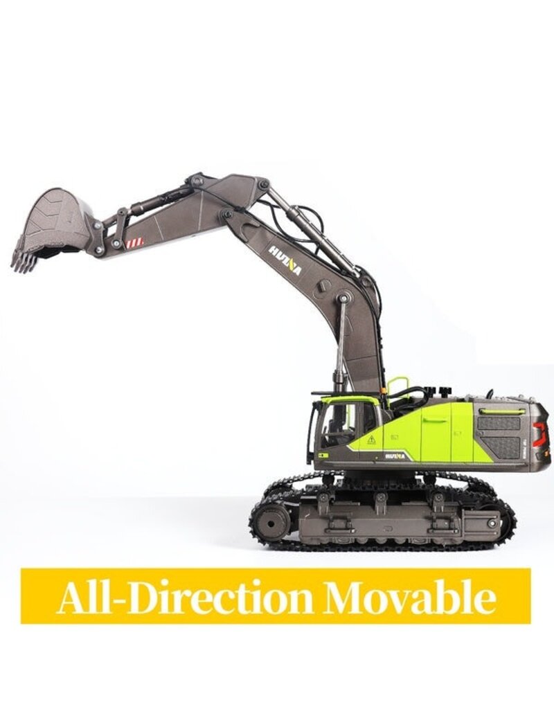 HUINA HUN11593 1/14 2.4G RC GREEN EXCAVATOR