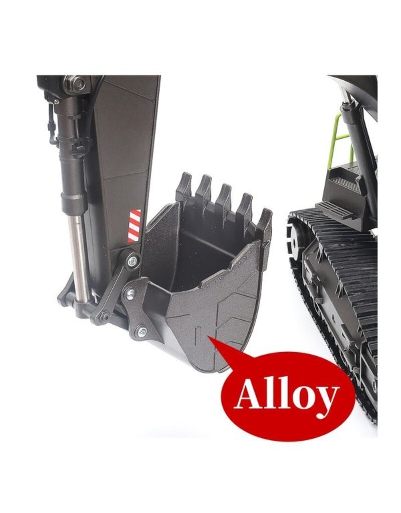 HUINA HUN11593 1/14 2.4G RC GREEN EXCAVATOR