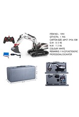 HUINA HUN11594W EXCAVATOR YELLOW 1/14 SCALE: WHITE