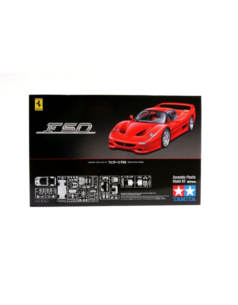 TAMIYA TAM24296 1/24 FERRARI F50 SPORTS CAR MODEL KIT