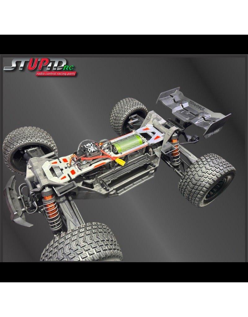 STUPID RC STP1024 TRAXXAS XRT COMPATIBLE MOTOR MOUNT/ BRACE SUPER DUTY