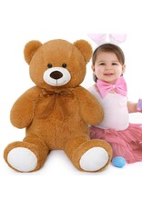 MORISMOS 35" TEDDY BEAR: BROWN