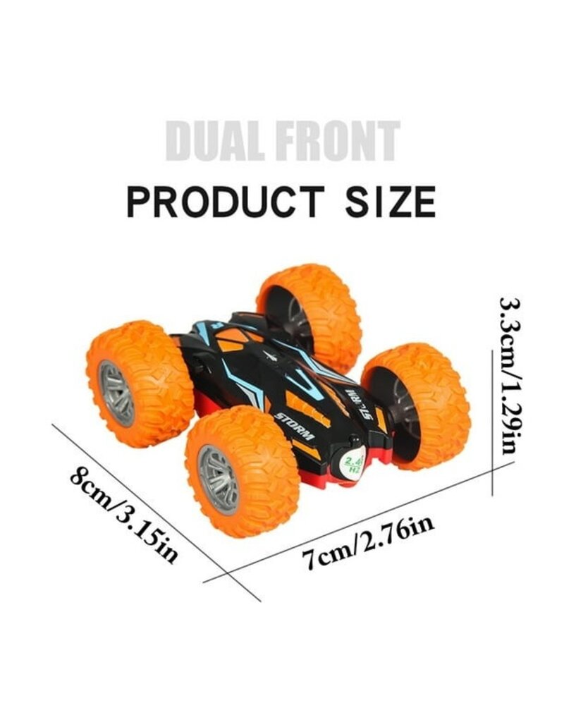 MIC RC MIC1433 MINI RC DOUBLE SIDED STUNT CAR