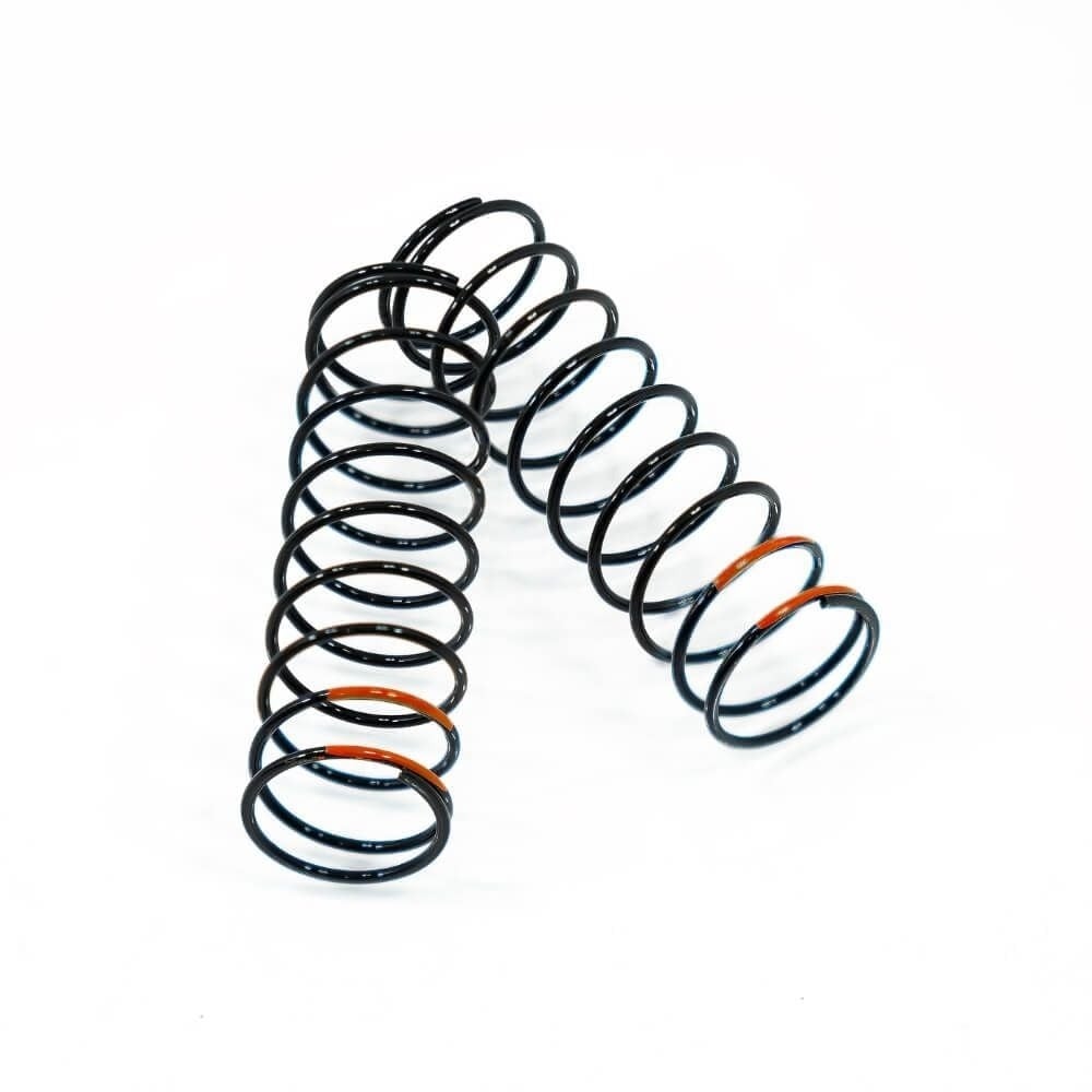 TKR6033D SHOCK SPRING SET (1.5 X 9.75T, 3.71LB/IN 73MM): ORANGE