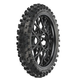 PROLINE RACING PRO1022910 GEOMAX MX33 V2 BEAD CR4 FRONT TIRE MOUNT ON BULLYSPOKE WHEEL BLACK