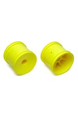 TEAM ASSOCIATED ASC7853 2WD STADIUM TRUCK WHEELS 2.2 12MM HEX: YELLOW (2)