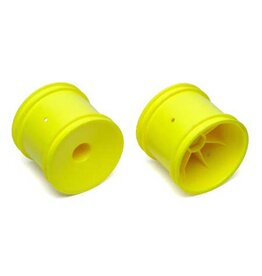 TEAM ASSOCIATED ASC7853 2WD STADIUM TRUCK WHEELS 2.2 12MM HEX: YELLOW (2)