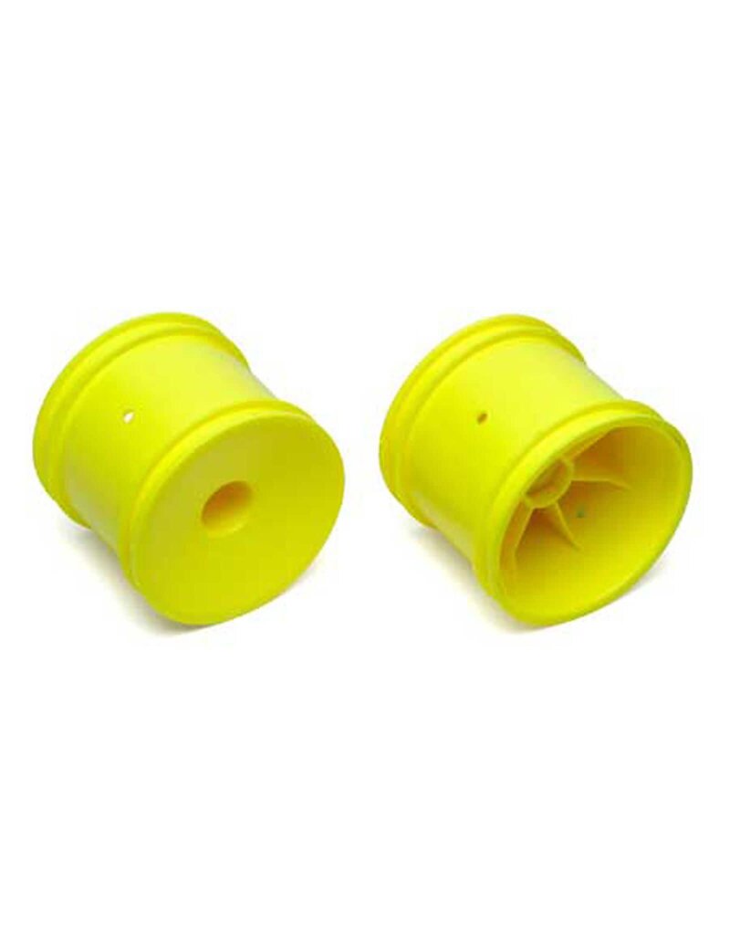 TEAM ASSOCIATED ASC7853 2WD STADIUM TRUCK WHEELS 2.2 12MM HEX: YELLOW (2)