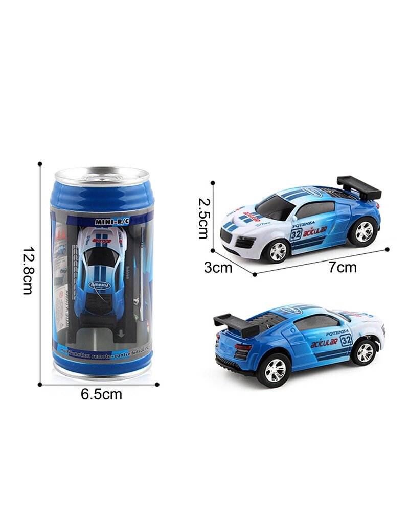 MIC RC MIC1401 1/58 CAN CAR RED/BLUE