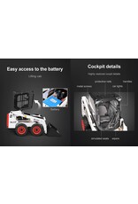 DOUBLE E DEEIMX594 1/14 SKID BOBCAT LOADER