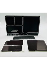 MWX PERFORMANCE MWX MX-ATT-192 TOOL AND SCREW TRAY ALUMINUM BLACK